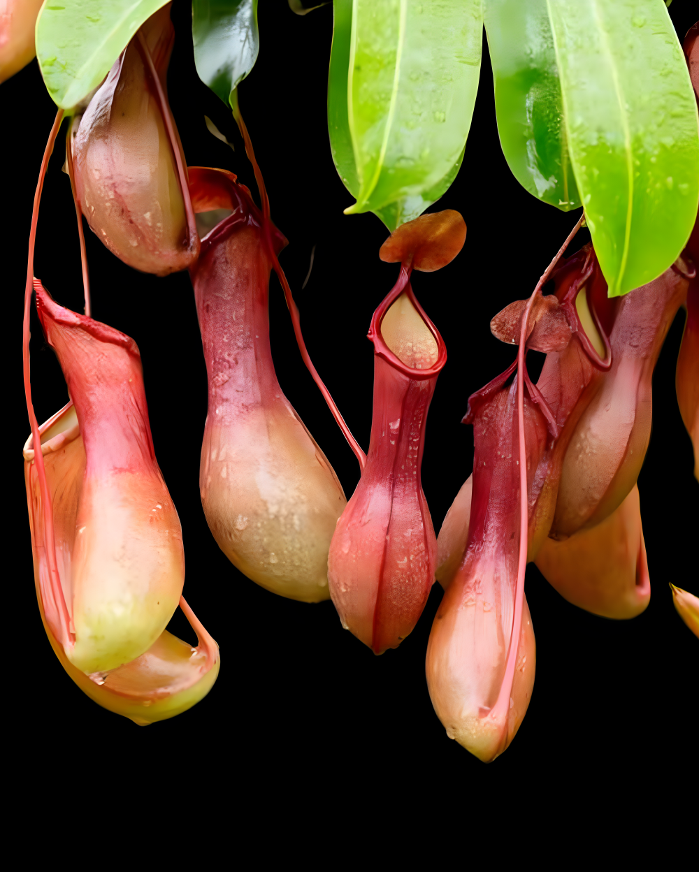 Vänt Ratta Carnivorous Plant Nepenthes Ventrata Pitcher Plant with Pitchers ...
