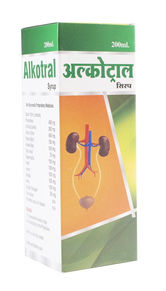 Dr. Veda's Alkotral Ayurvedic Syrup for Burning Urination 200mlPack