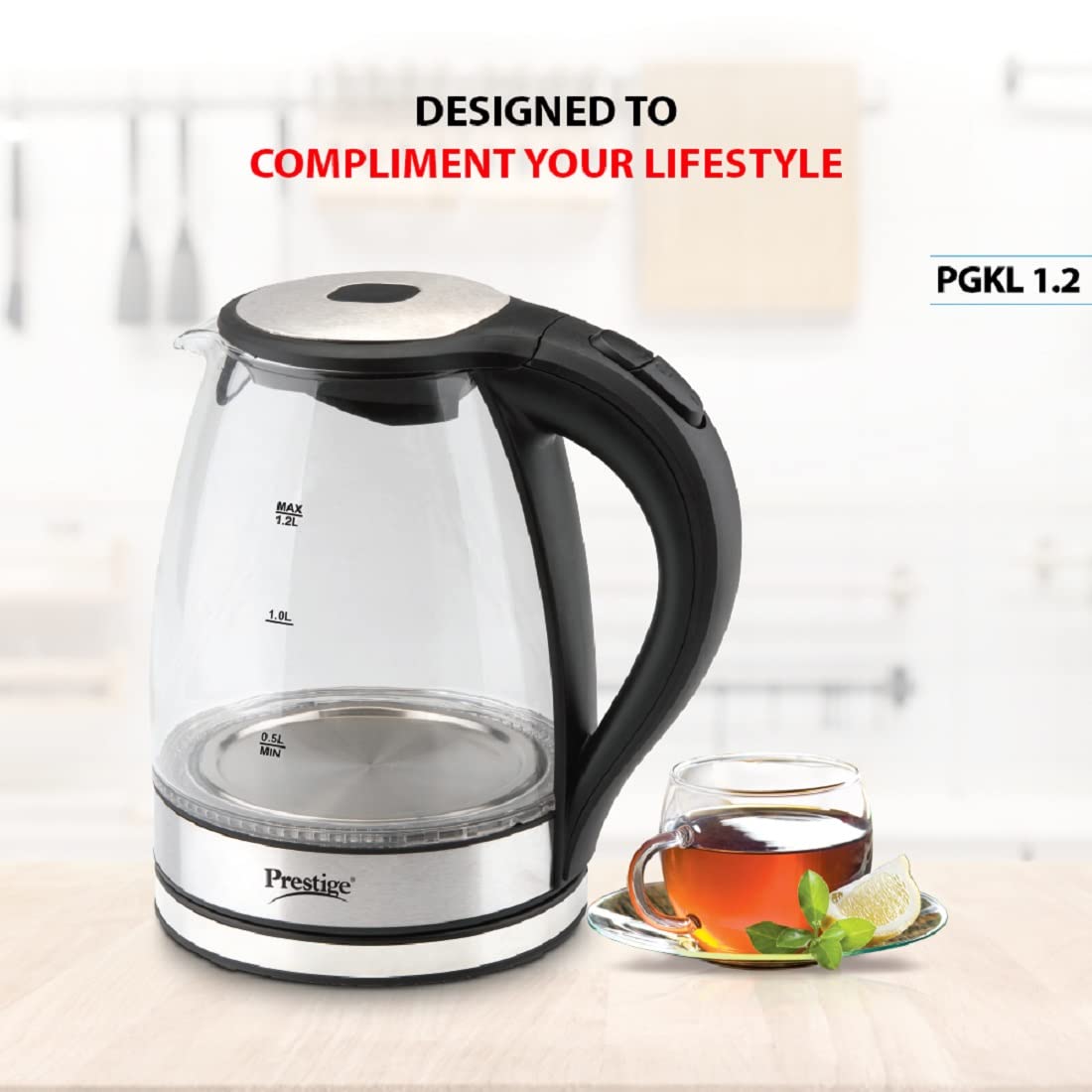 Price Tea Kettle Prestige Prestige PGKL Electric Glass Kettle Buy