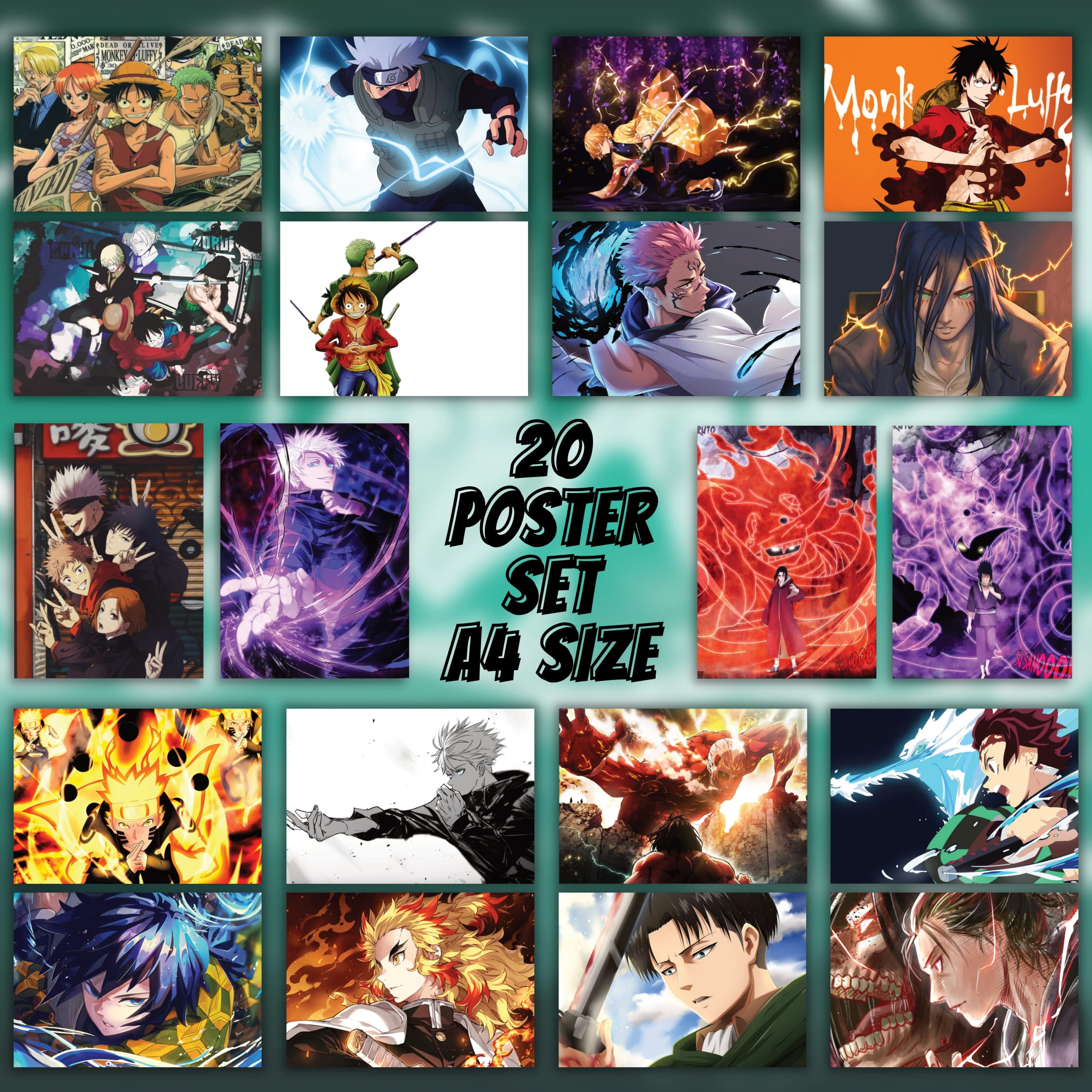 Buy Online: Exclusive Anime Poster Set | Poster Sets