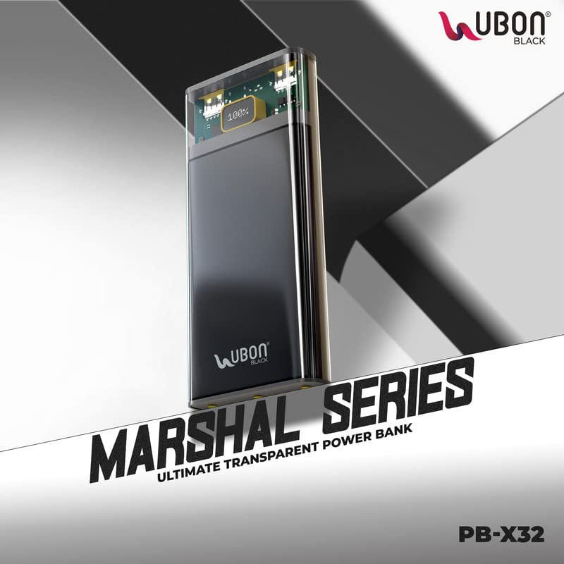 Ubon PB-X35 transparent power bank with 10000 mAh battery launched