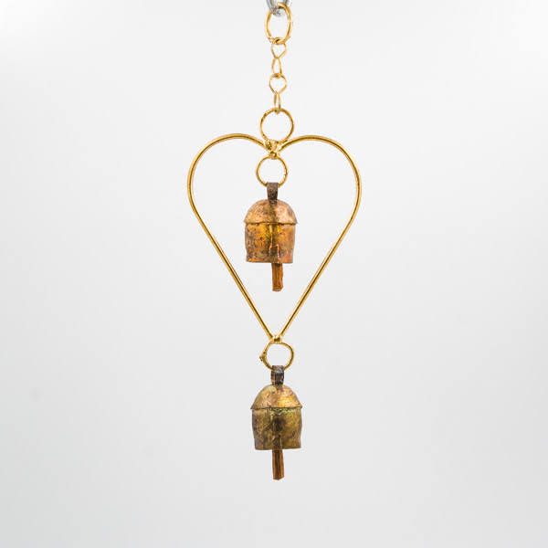 Buy Online Heart 2 Copper Bells