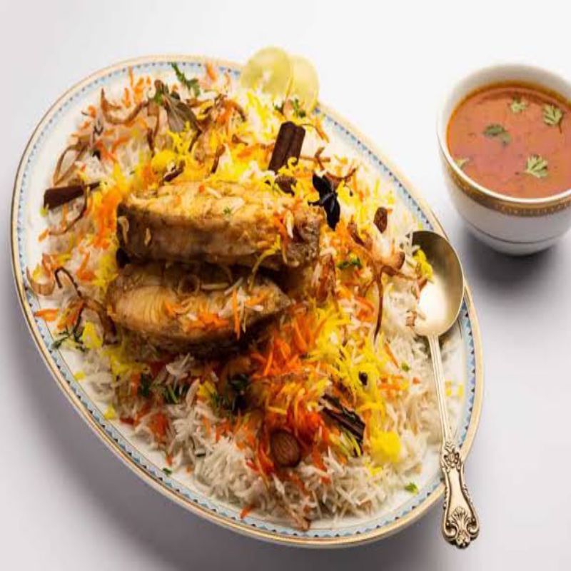 Fish Dum Biryani -Manasa - DINEMEAT - PAMIDI