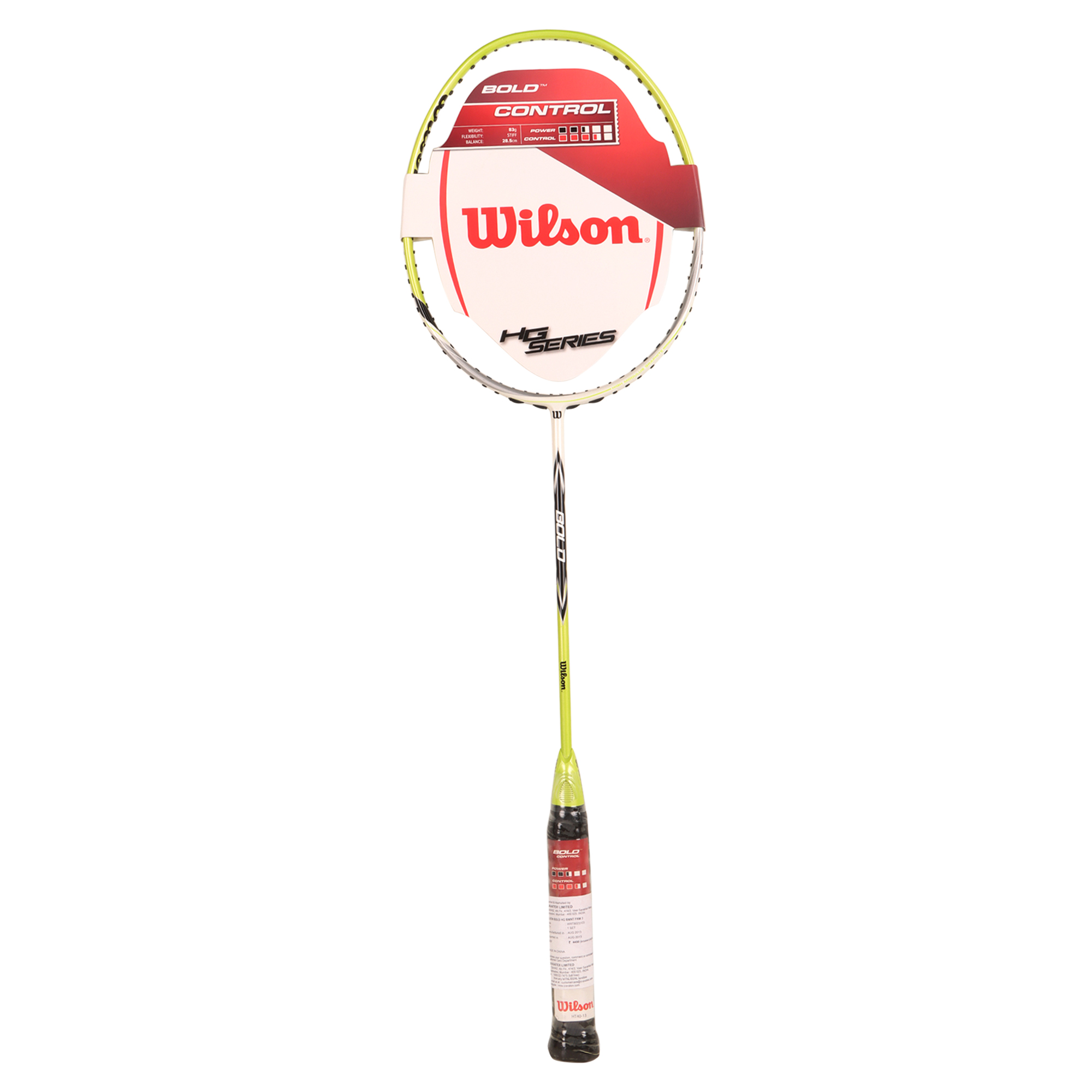 Wilson Bold Badminton Racquet - (With Free Grip & Victor Cushion Wrap ...