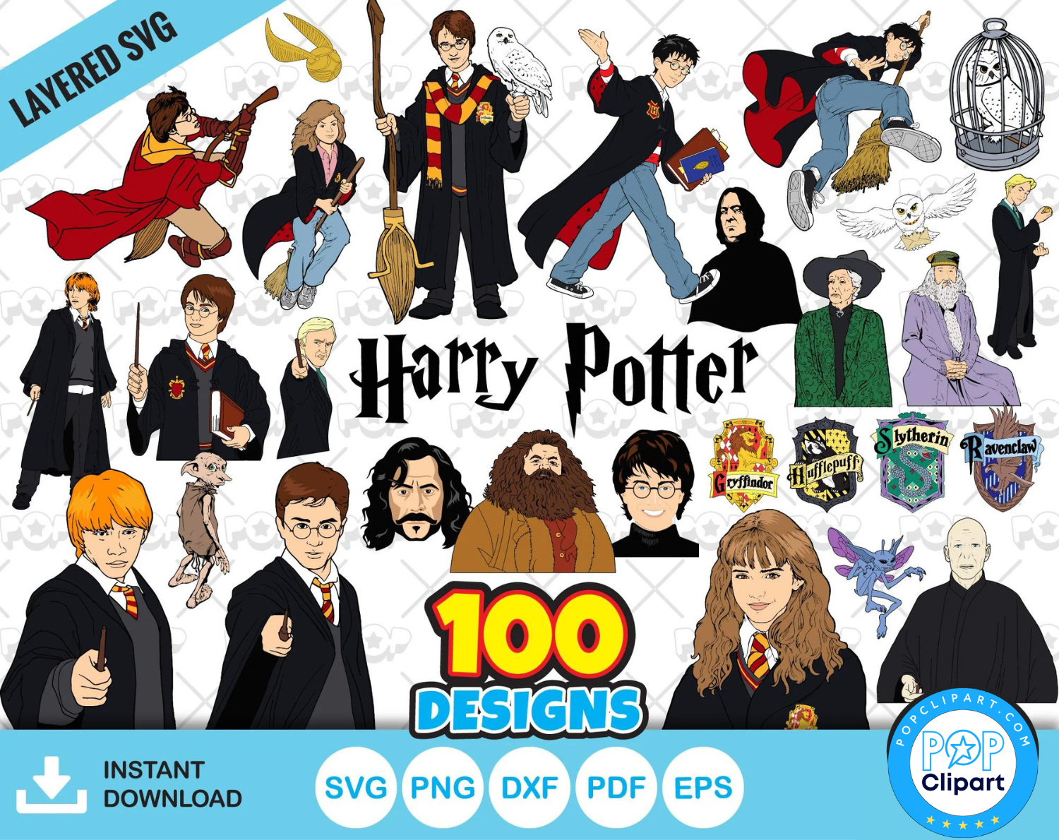 Harry Potter SVG Bundle 1 (FSD-J2) - Store Free SVG Download