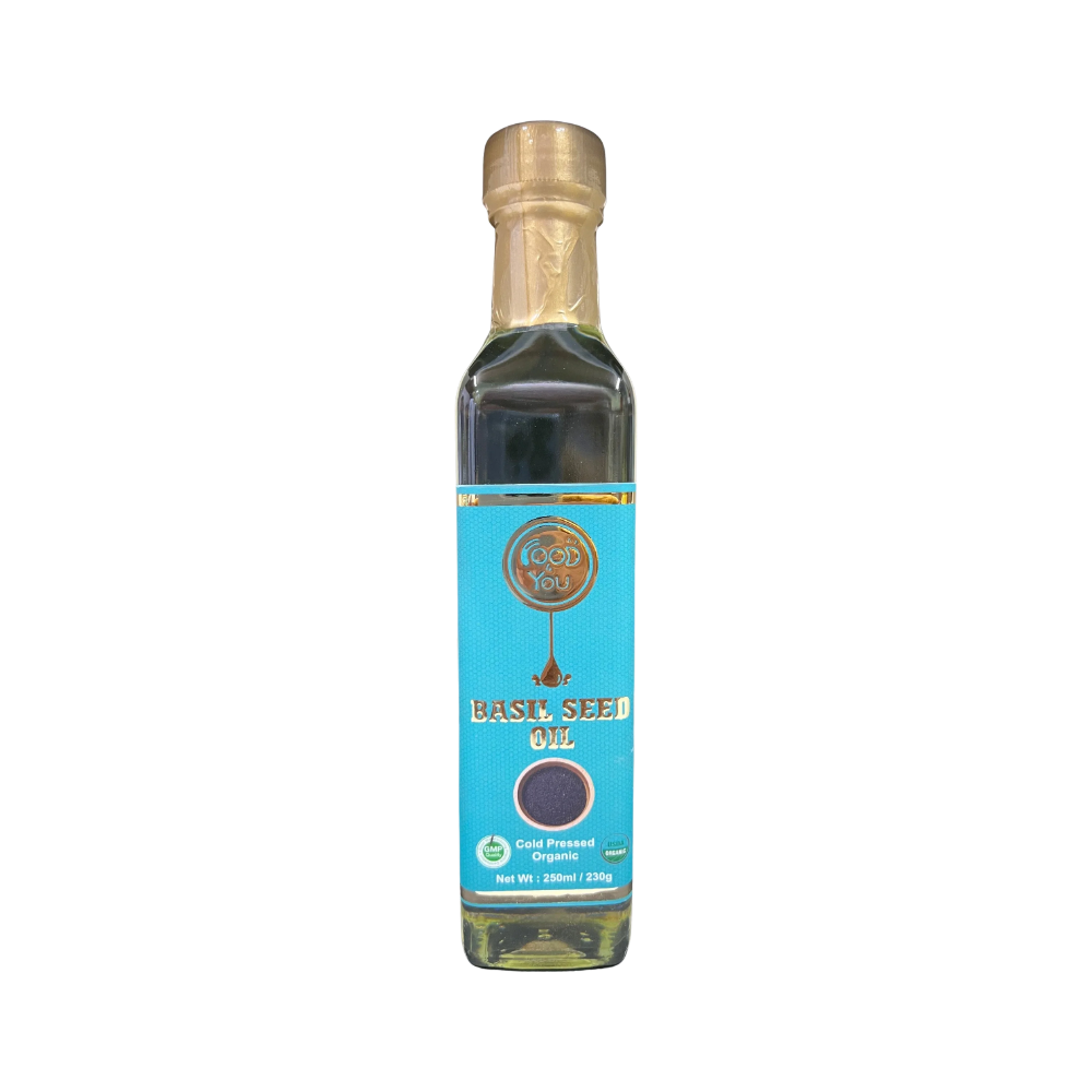 Food 4 You Organic Cold Pressed Basil Seed Oil 250ml