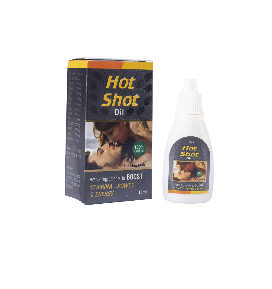 Dr. Veda's Hot Shot Oil Ayurvedic 15ml for Blood Circulation - Pack of ...