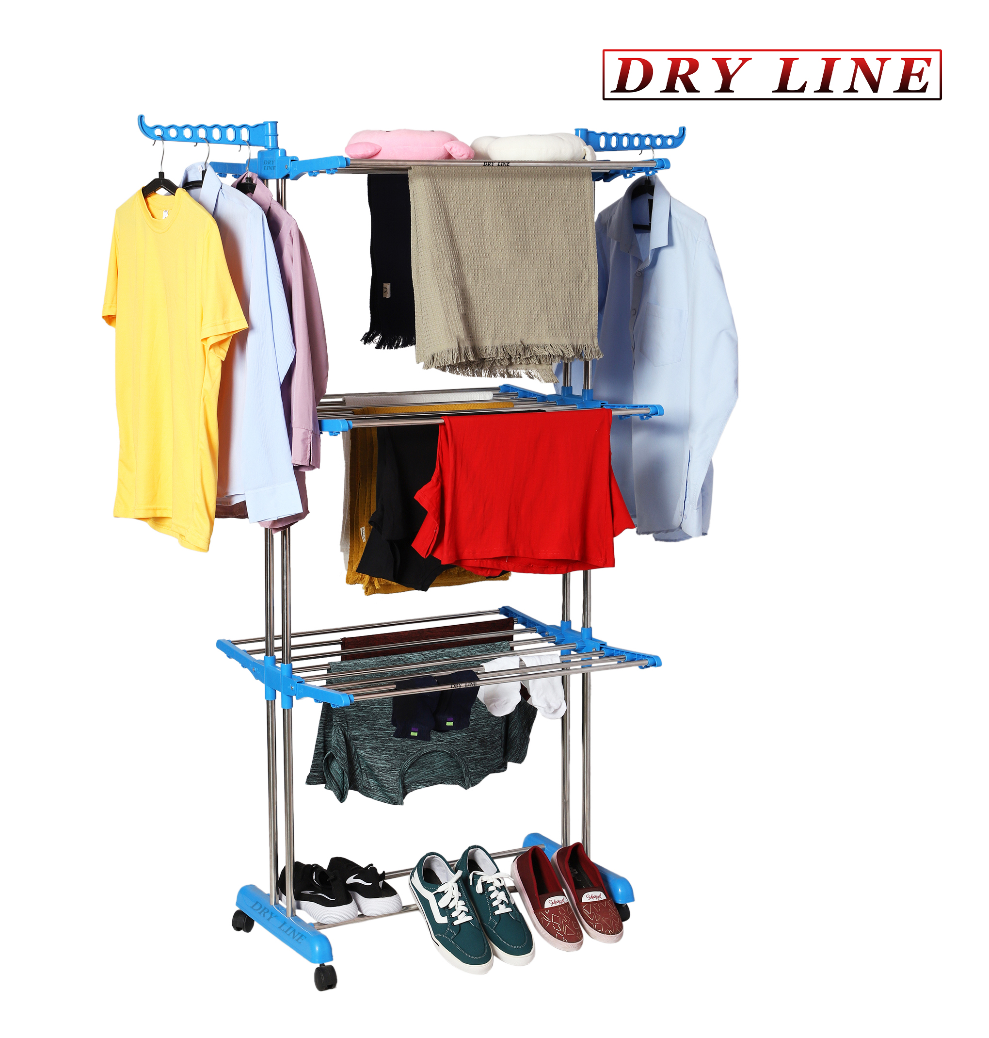 Dryline outlet for clothes