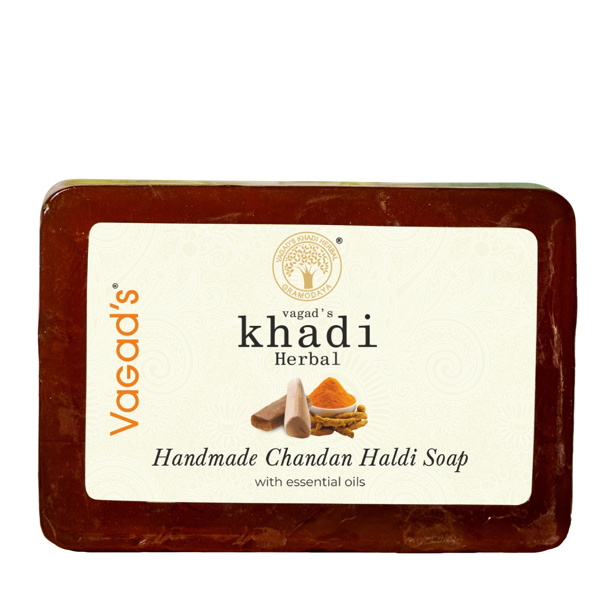 Vagad\'s Khadi: Rose Soap - 125gm (Pack of 3)