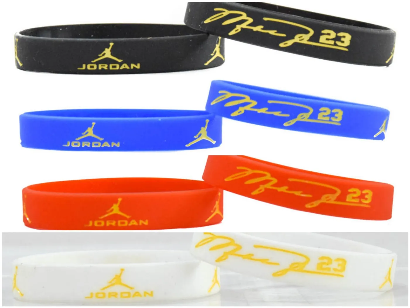 Jordan | Accessories | Air Jordan Silicone Wristband Bracelet 4 Pieces |  Poshmark