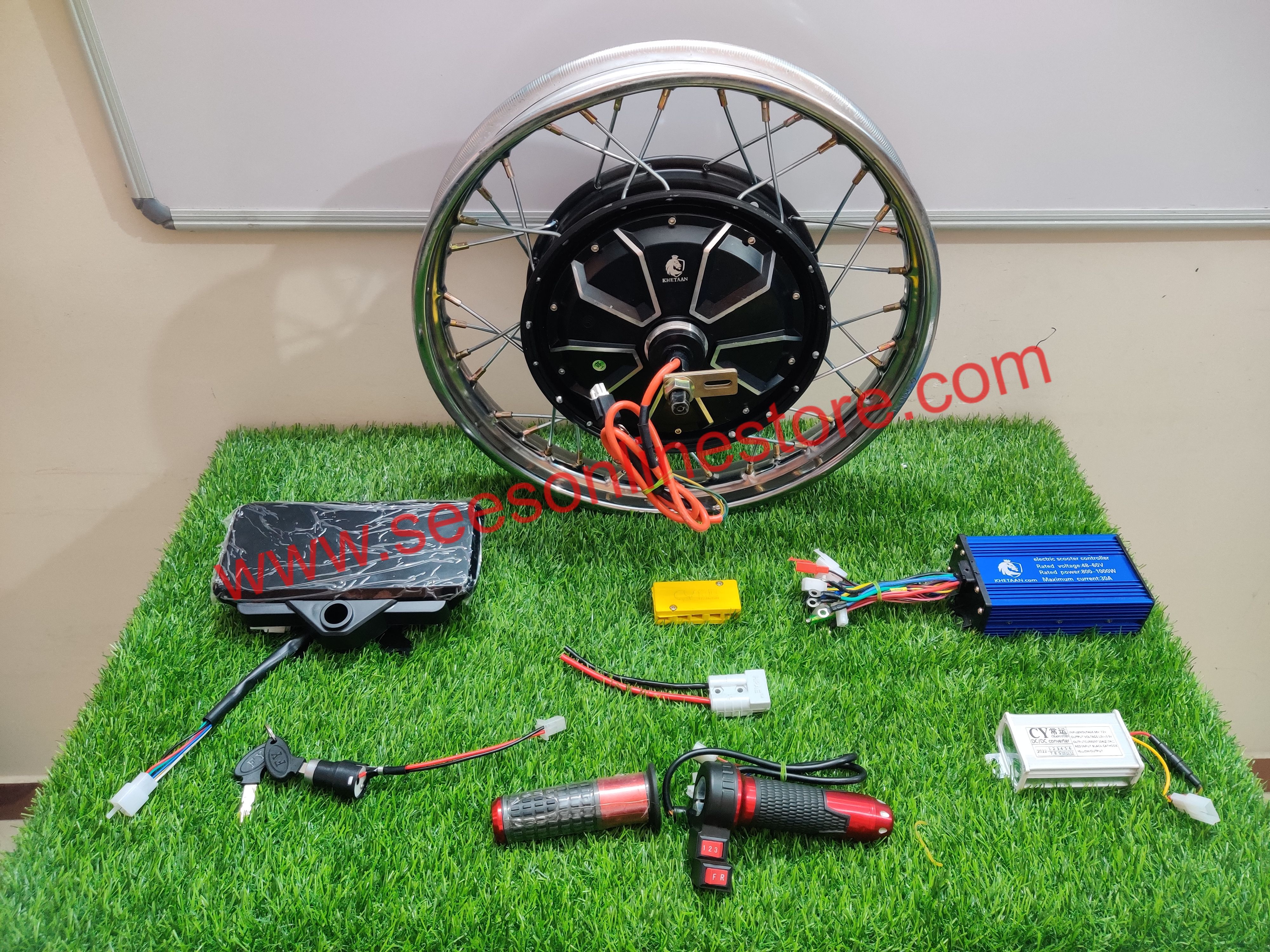 48/60V 1000W HUB MOTOR 17 INCH WITH Drum BRAKE- KHETAAN