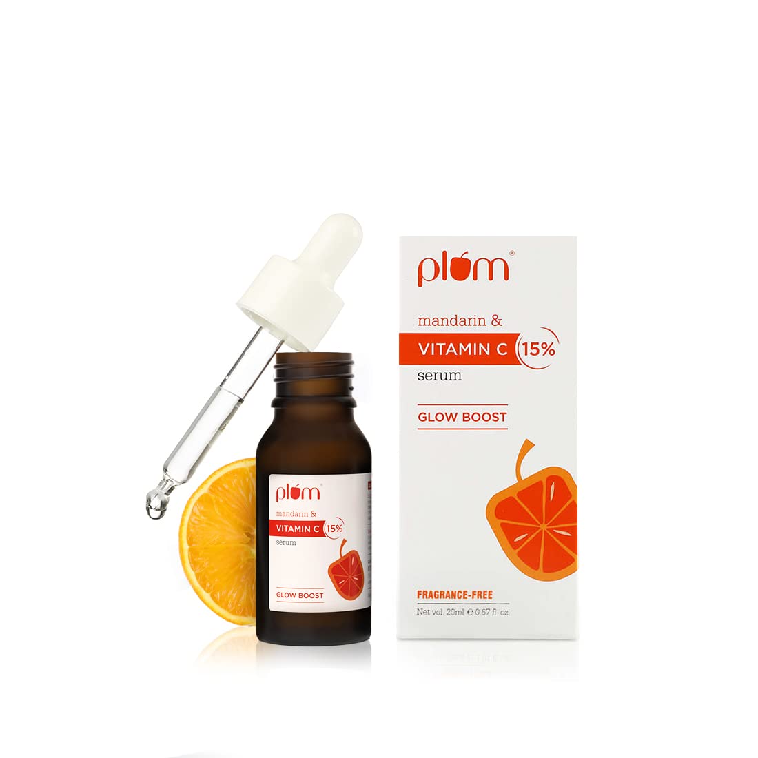 Plum 15 Vitamin C Face Serum with Mandarin 20ml BEAUTY AND GLOW