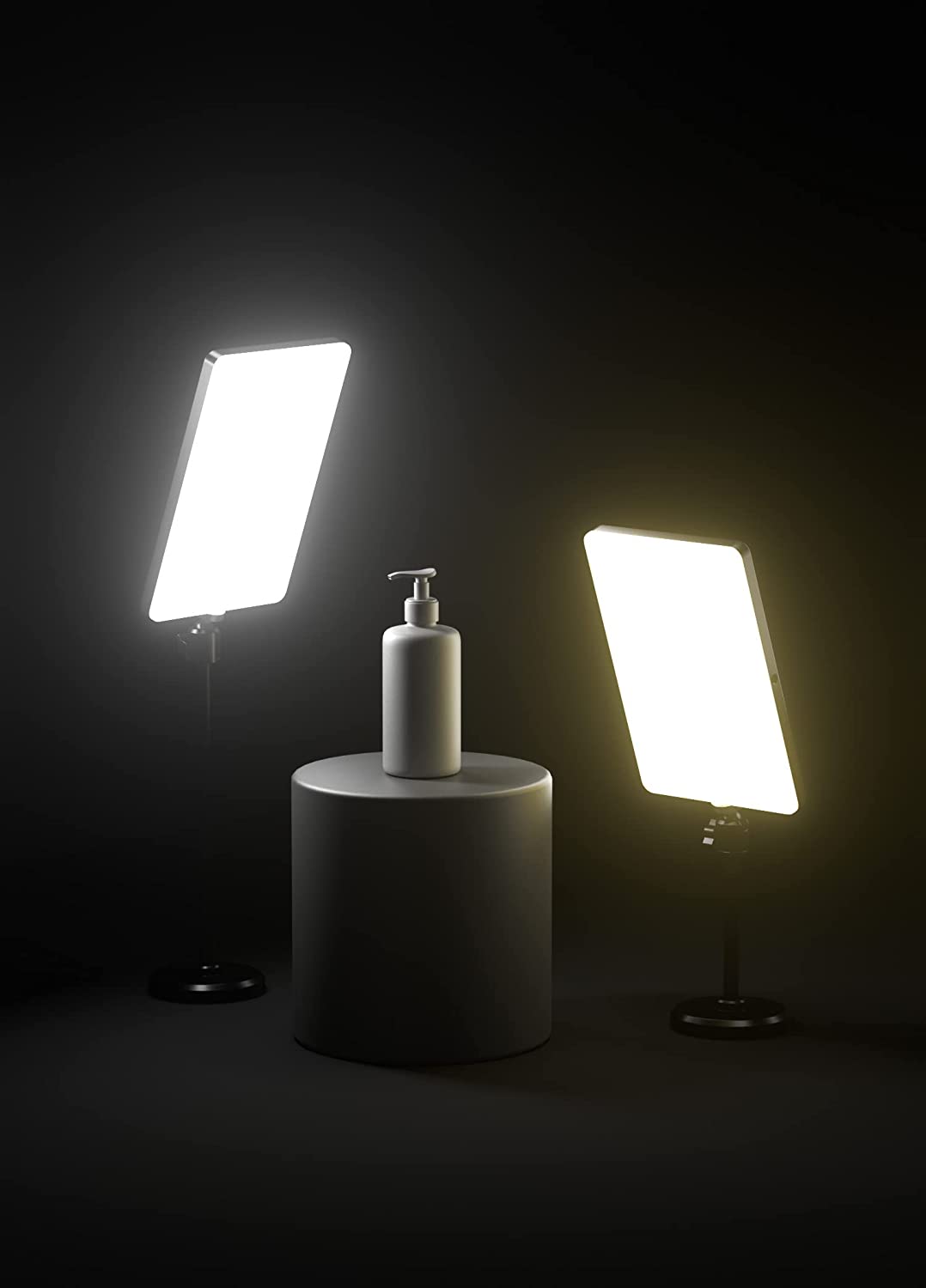 Photomax Photography LED Camera Light Remote Control for Live Stream Video Photo Lamp with Tripod (Panel Light + 6 Feet Stand)