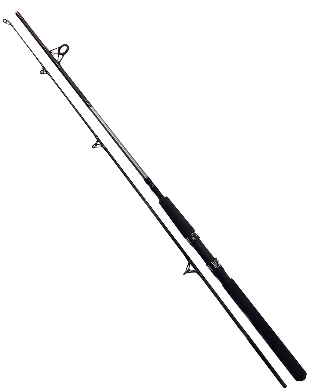 Carbon 2 Part 7 ft Fishing Rod with Rubber Grip