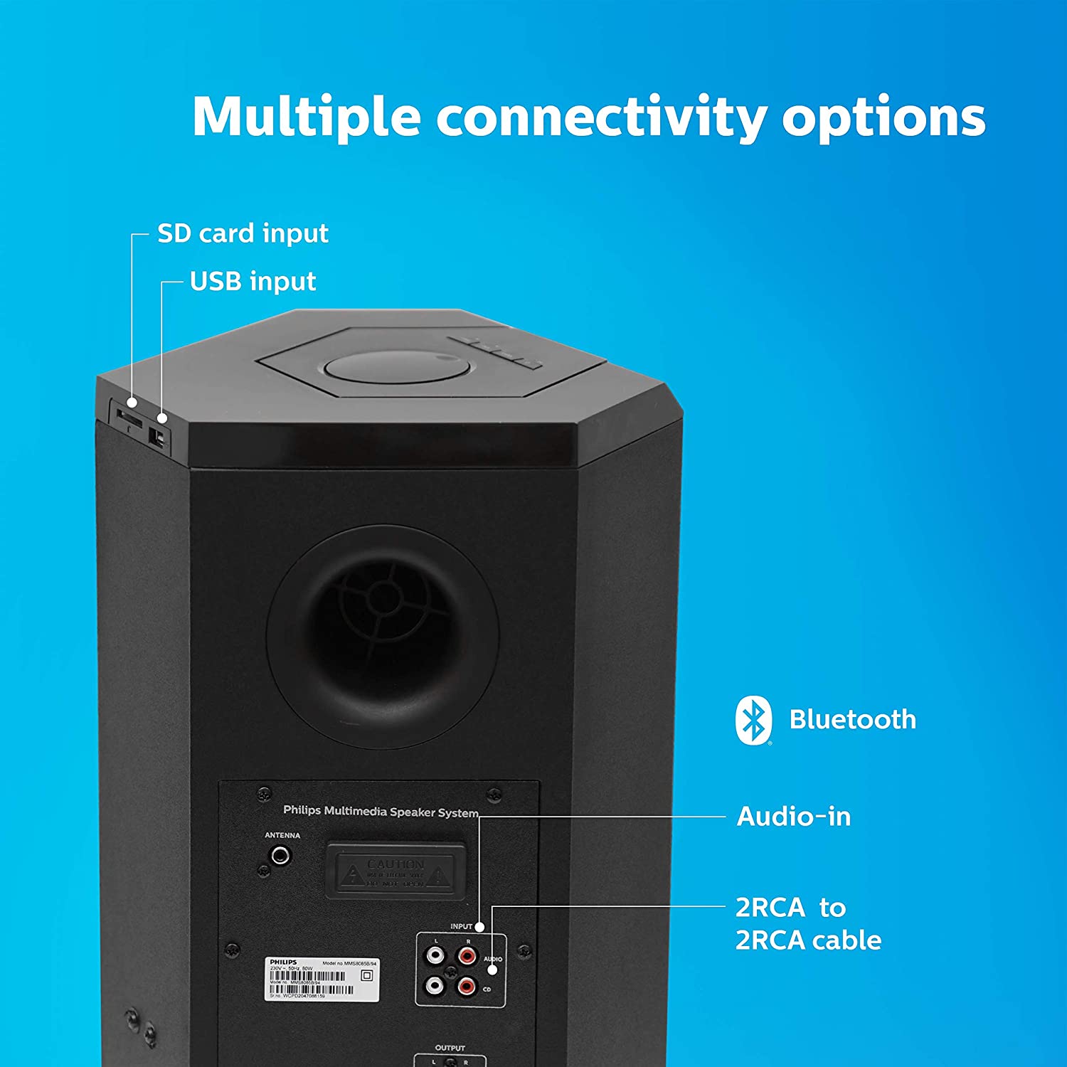 Philips Mms8085B/94 Speaker - House of Banjara (Open Box)