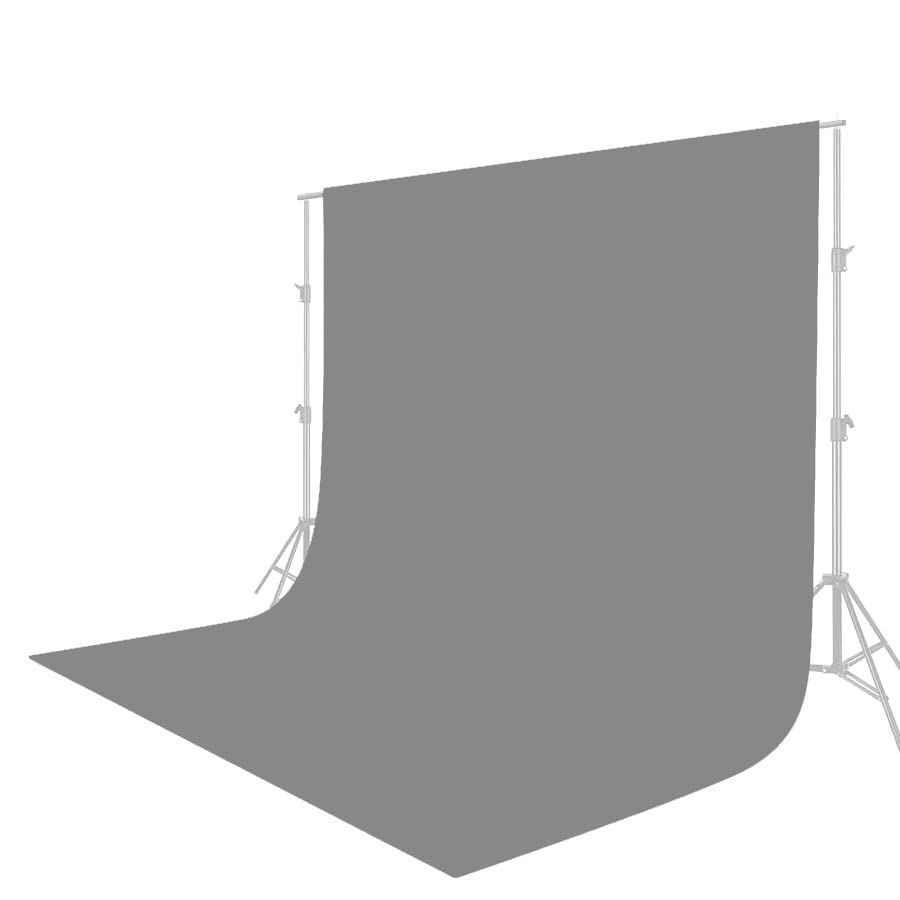 PHOTOMAX Grey Screen for Background for Photography Without Stand Backdrop Support Kit (ONLY Cloth, Grey Cloth)