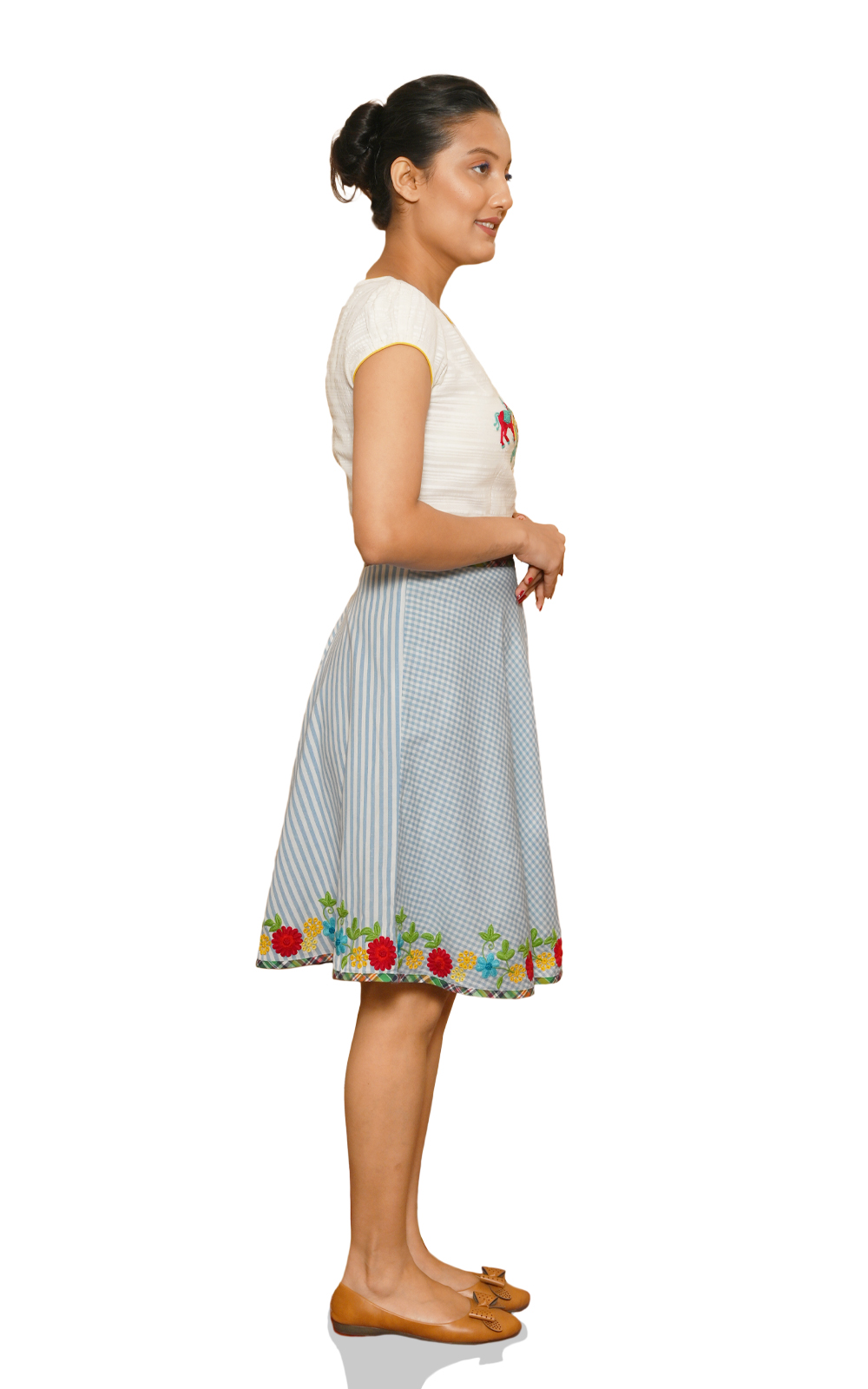 Crop top & umberalla skirt MPT247 main image 1