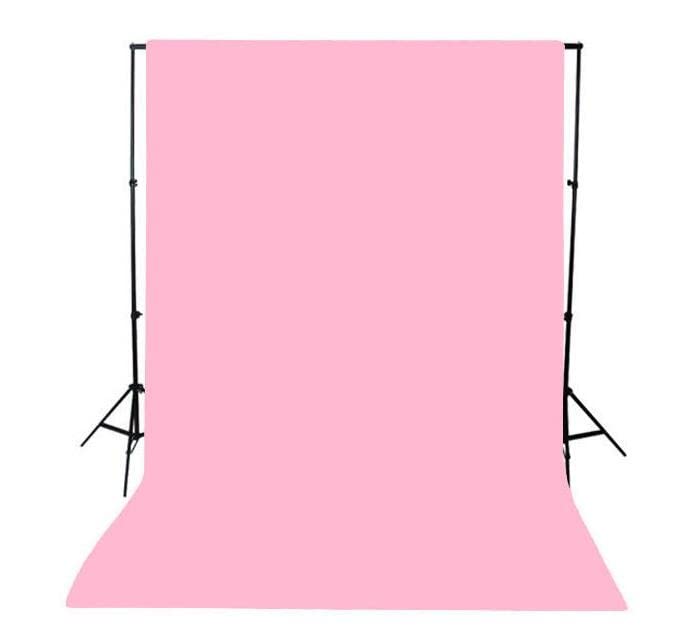 PHOTOMAX Pink Screen for Background for Photography Without Stand Backdrop Support Kit (ONLY Cloth, Pink Cloth)