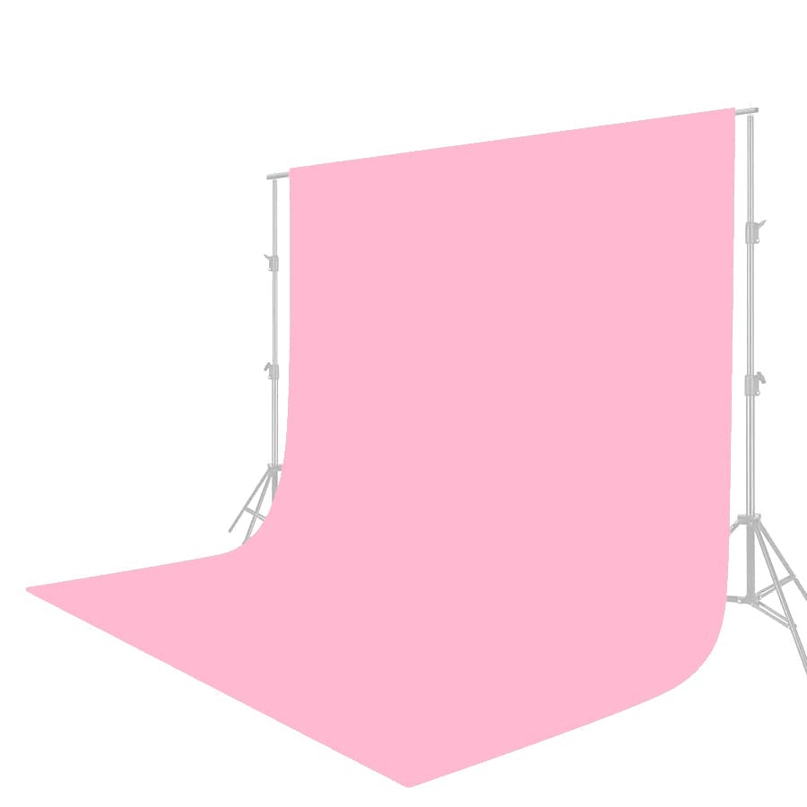 Photomax Single Holder Umbrella Lighting Kit with Umbrella Studio Light with Backdrop Cloth Screen Photo Background Backdrop Stand Support System (Single Holder Kit + Pink Screen)
