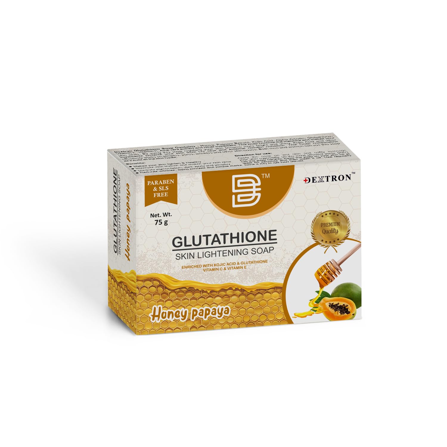 Honey Papaya Glutathione Skin Lightening Soap