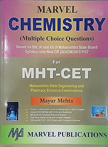 Marvel Chemistry Mcqs For Mht Cet