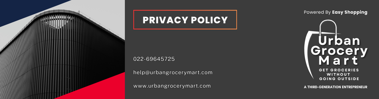 URBAN GROCERY MART'S PRIVACY POLICY