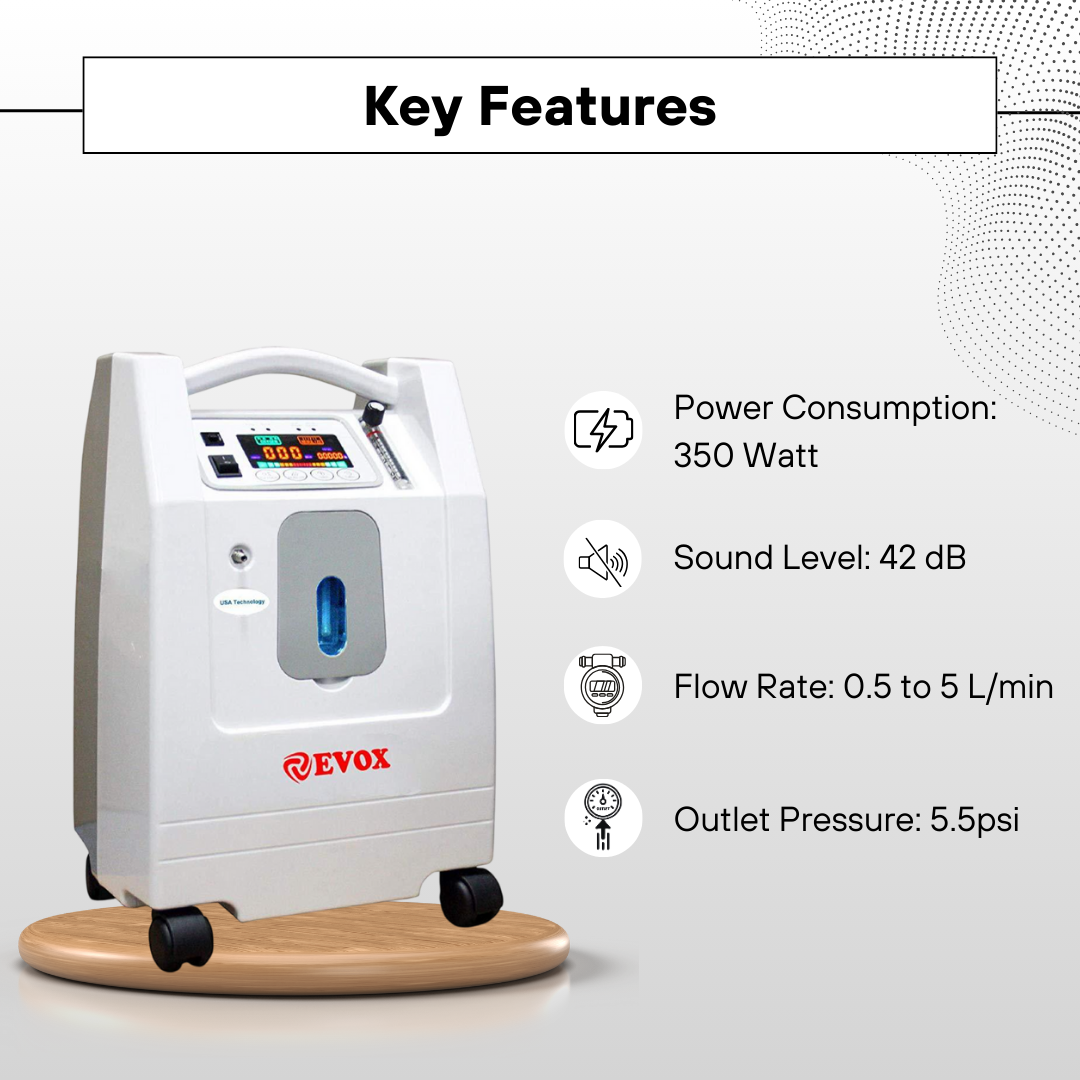 Key Features of Contec Oxygen Concentrator