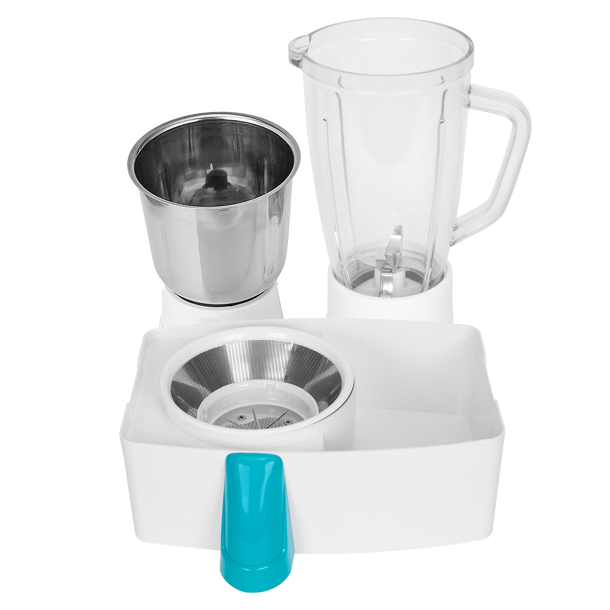 FJG 500W 2J ZEUS WH 500W Juicer Mixer Grinder | 18000 RPM, 3-Speed
