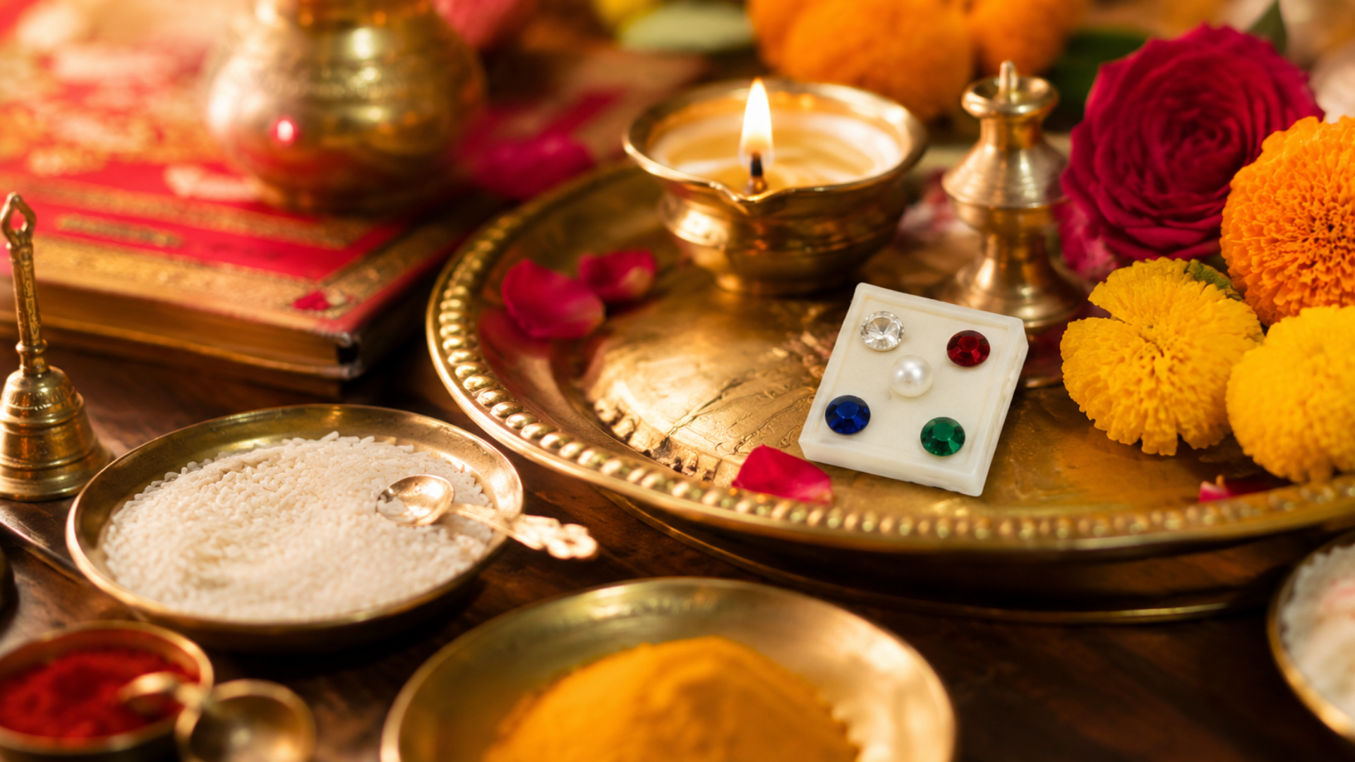 Traditional Importance of Panchratna Stones in Pooja