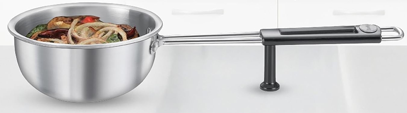 Prestige Tri-ply Splendor Tadka Pan 13 cm 550ml