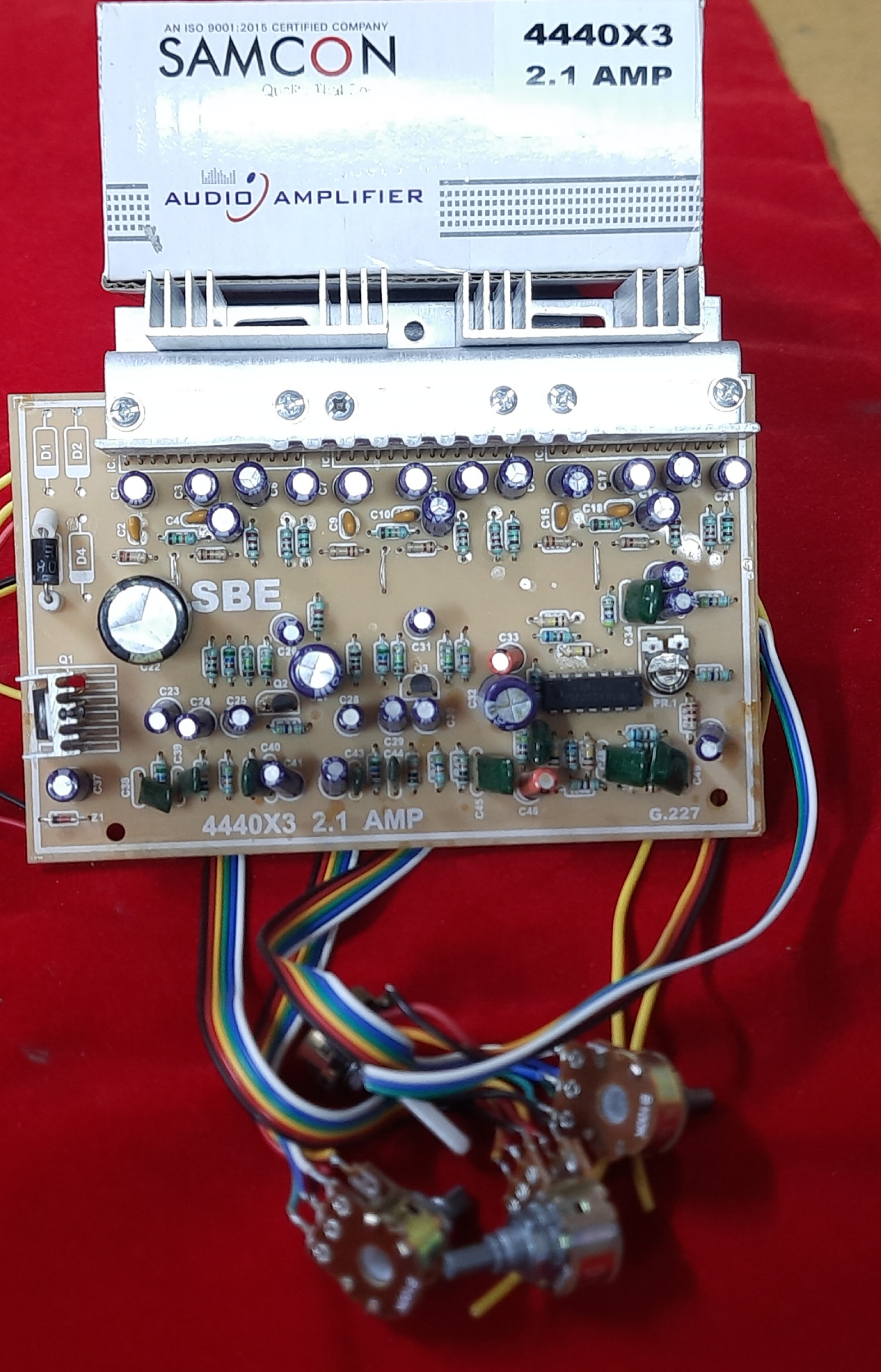 Samcon E Cap SAMCON 4440X3 2.1 AMP FULL BOARD - Yokesh Electronics