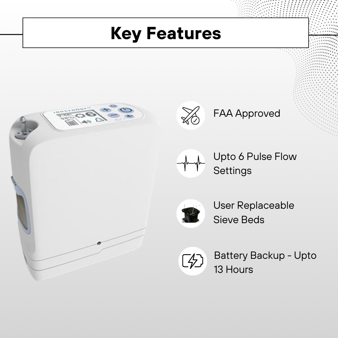 Key Features of Inogen G5 Portable Oxygen Concentrator