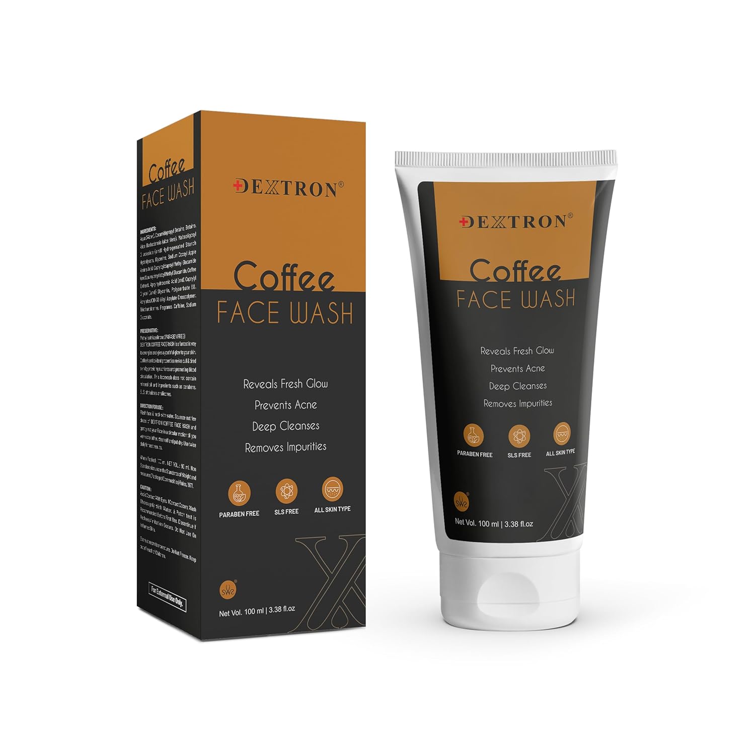 Wake Up Your Skin with Dextron Coffee Face Wash 100ml