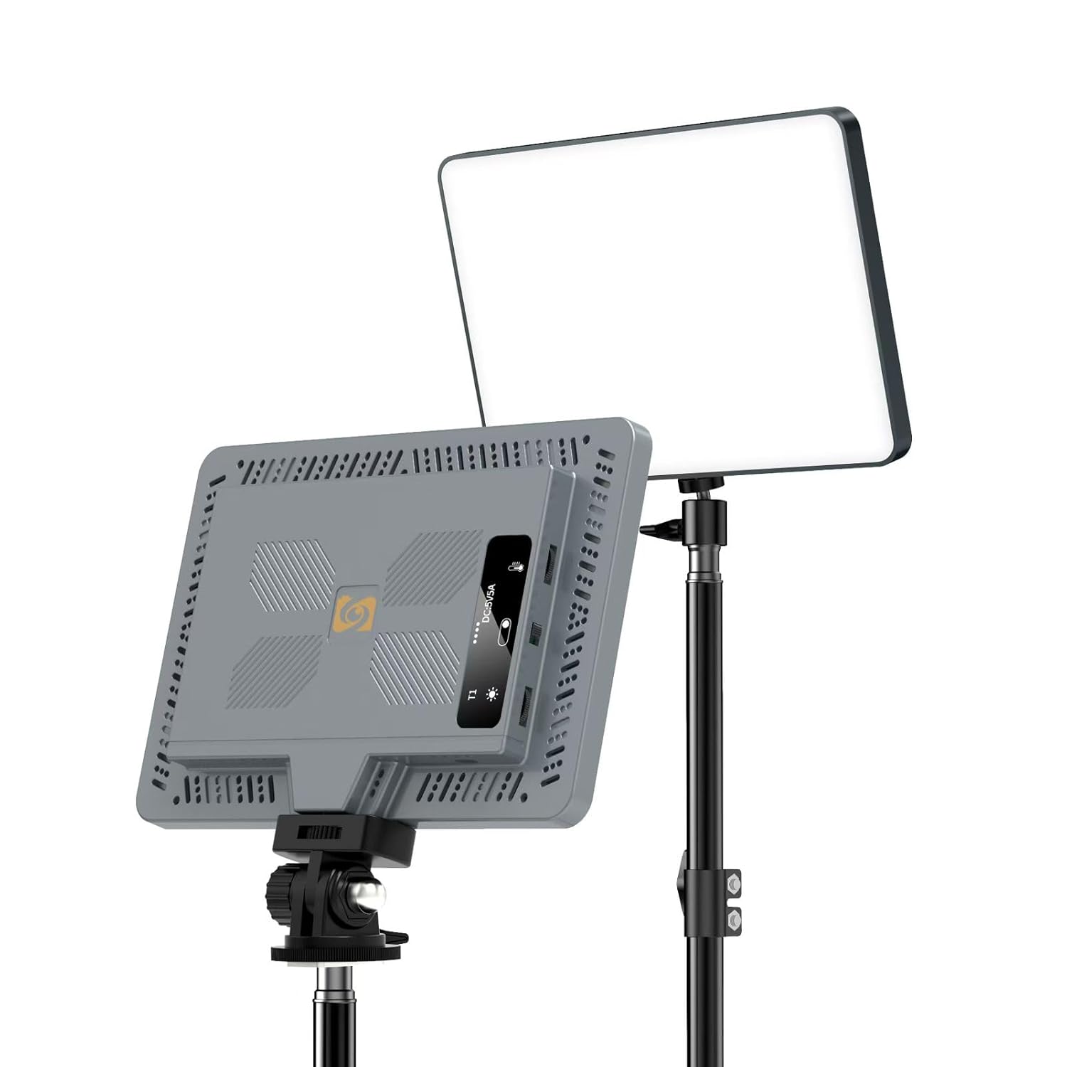 Photomax 11" LED Video Soft Light Panel, Pocket LED Light with Built in 4000MAh Rechargeable Battery for Studio Photography Live Streaming Video Conferencing Adjustable (PB-240 LED)