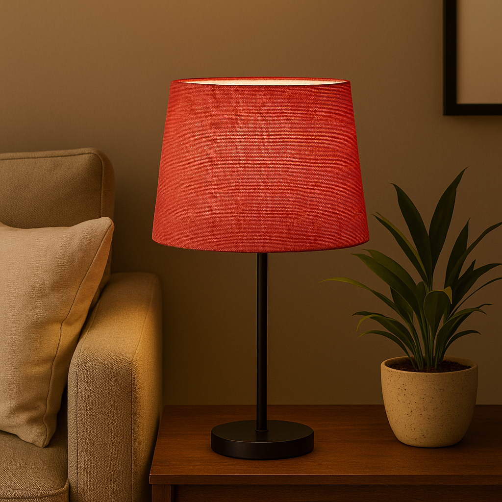 Pink Jute Lampshade