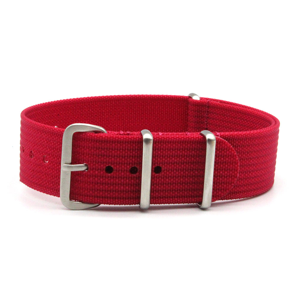 Red Ribbed Strap - ShawStraps