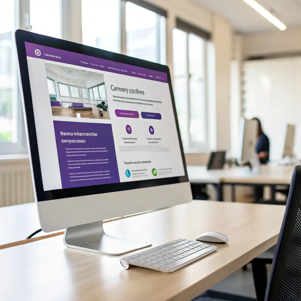 Moodle LMS dashboard with cloud hosting visualization