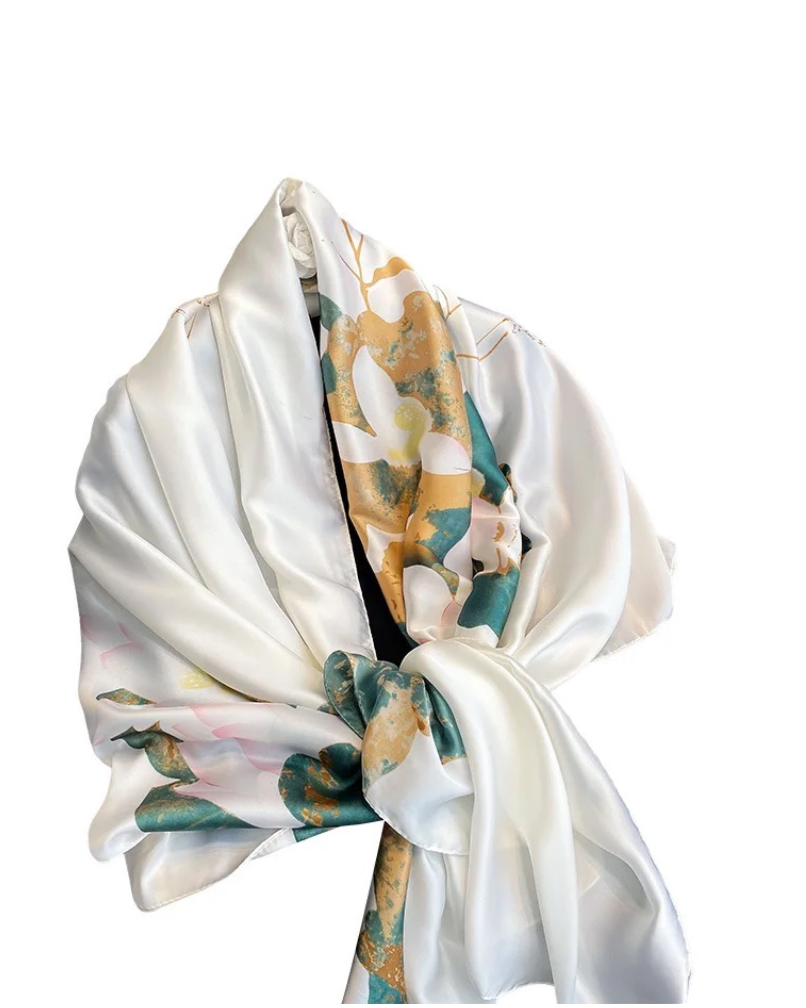 Black Silk Hijab main image 1