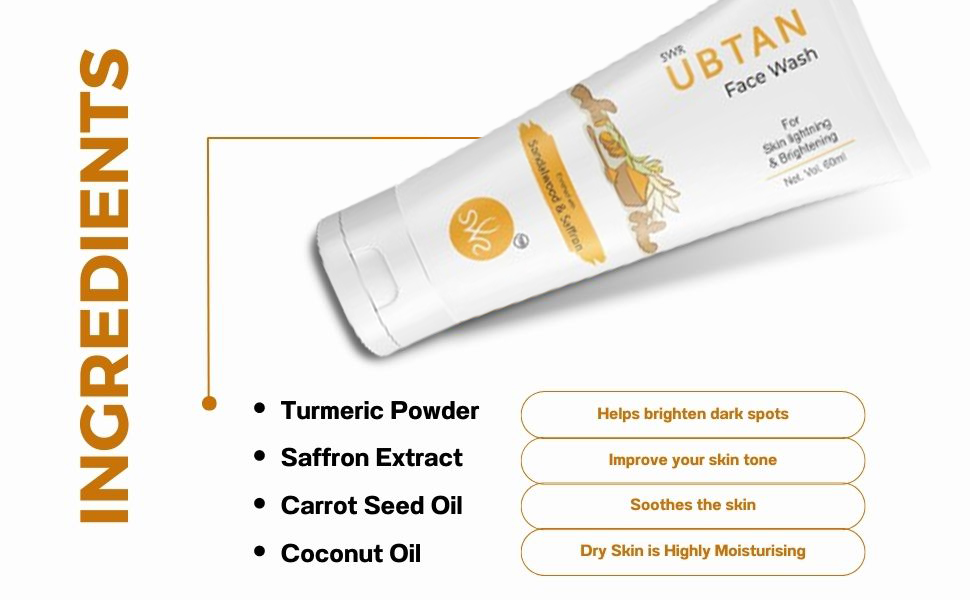 Dextron Ubtan Face Wash – 60ml