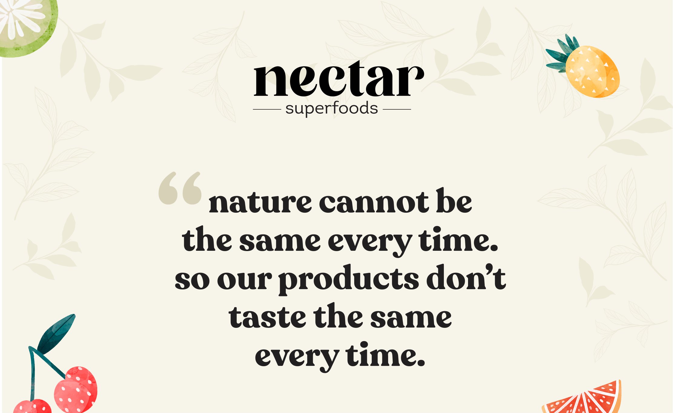 nectar superfoods vision