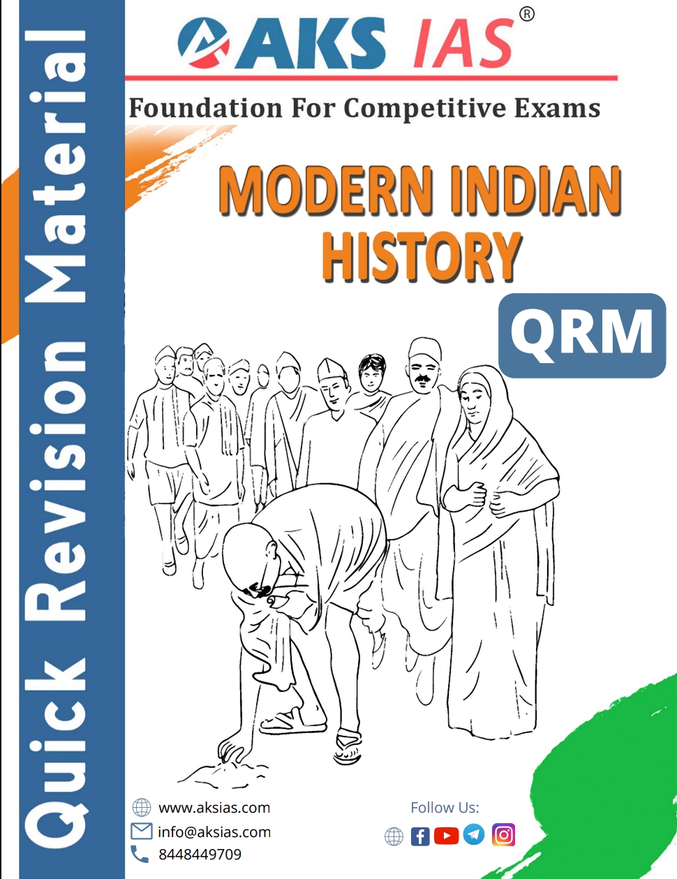 Indian Modern History Quick Revision Material xerox book by AKS IAS in ...