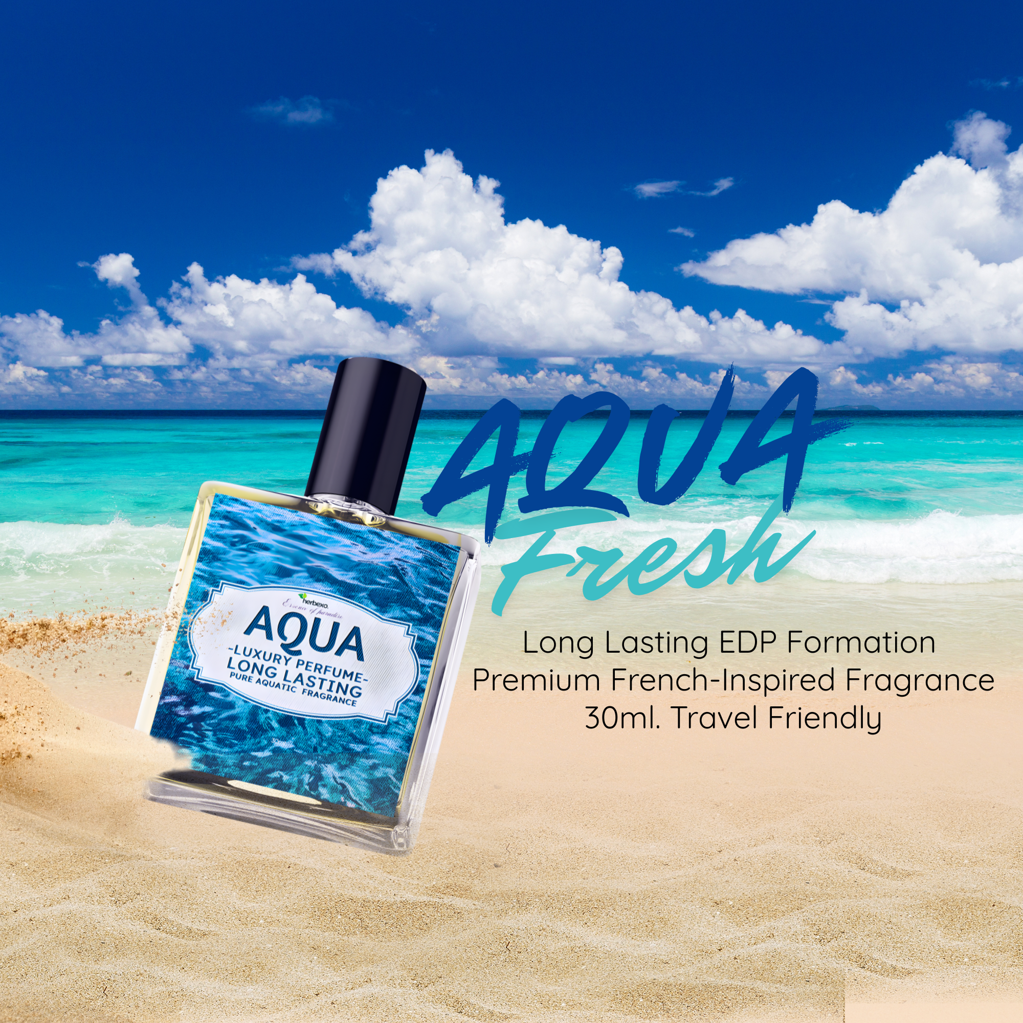 Aqua EDP Unisex Perfume - Fresh Aquatic & Citrus