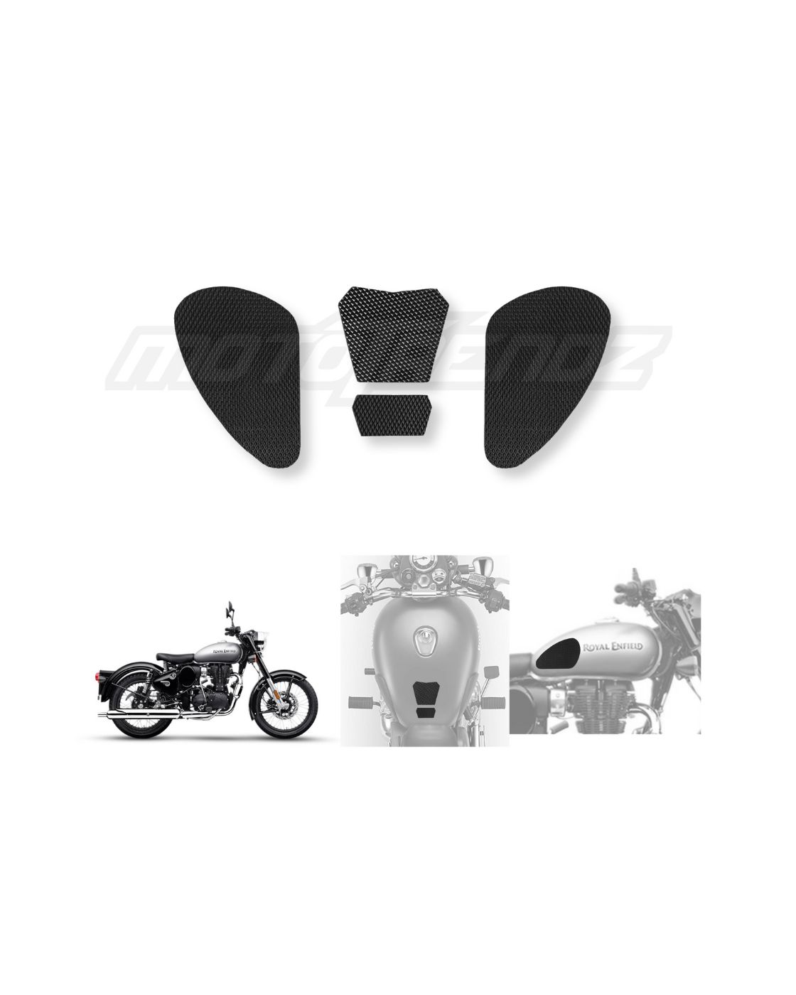 Premium Traction Pads For Royal Enfield Classic Bullet