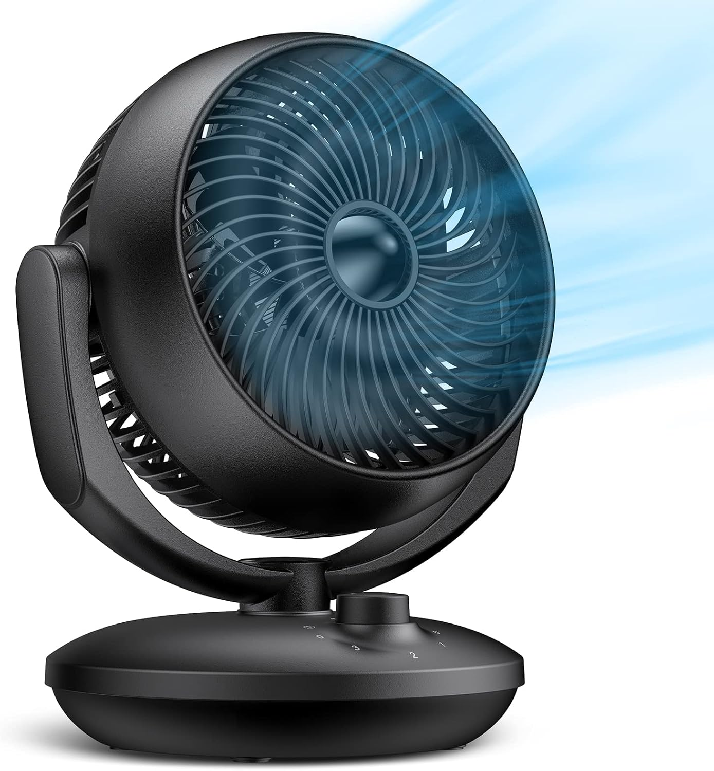 Refroidisseur D'Air Portable 4 En 1 Rechargeable - Mini Climatiseur Avec 6 Bacs à Glace, Contrôle App, Pour Bureau, Tente Et Chambre