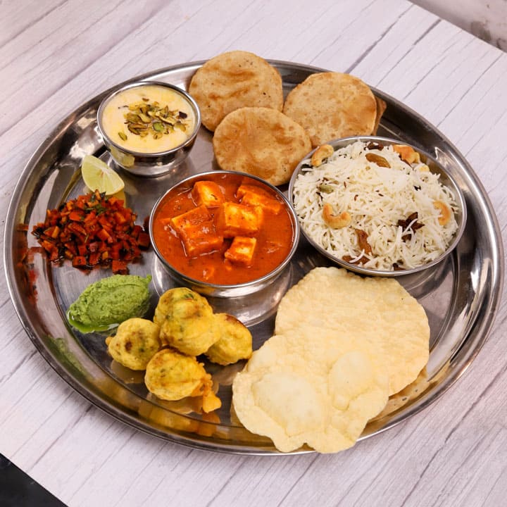 Normal Thali - Jyoti's Vegetarian