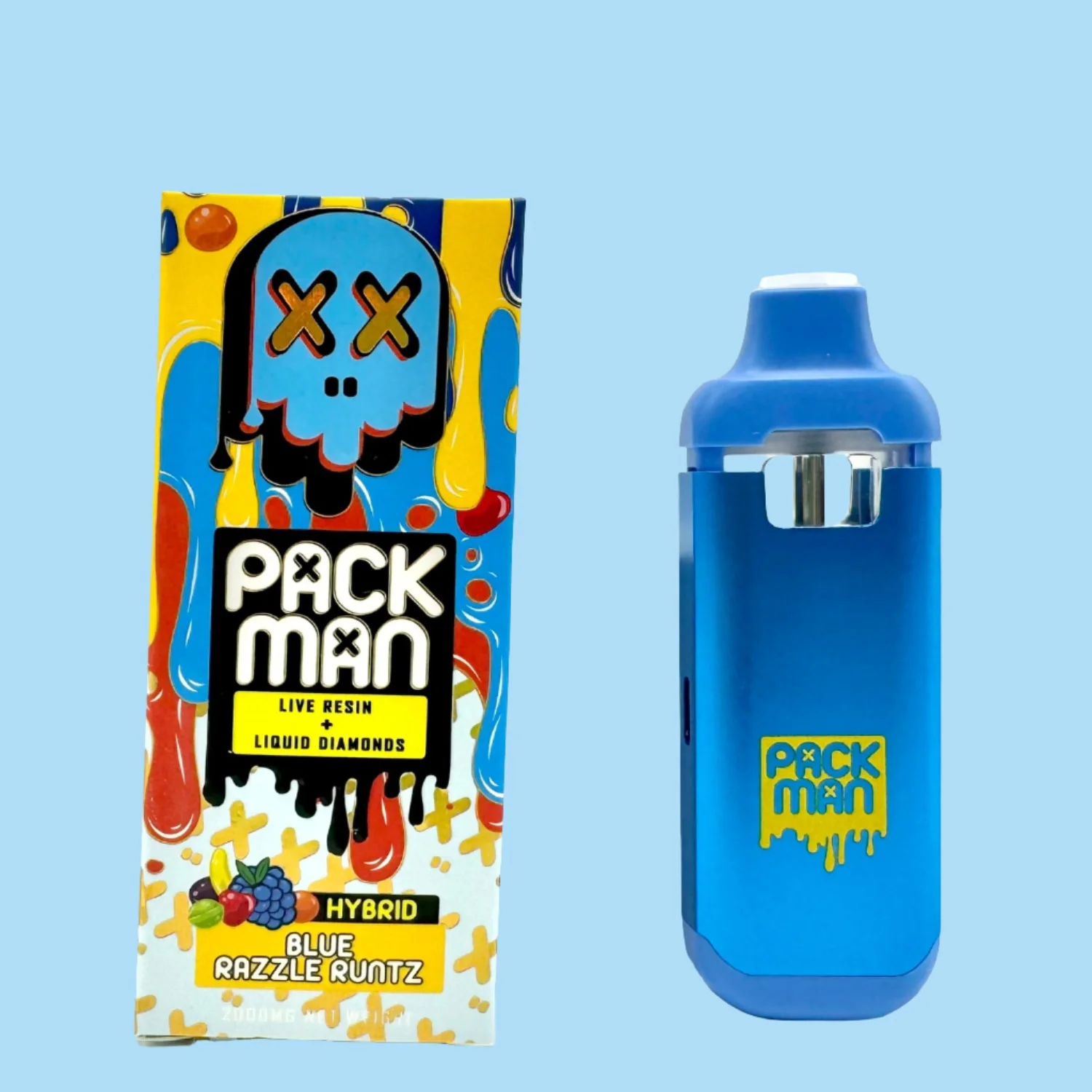 elfbar elfa master akku Packman 2ML - Empty Disposable Vape for Live Resin / Oil (Random Color) -  Clouds Express main image 0