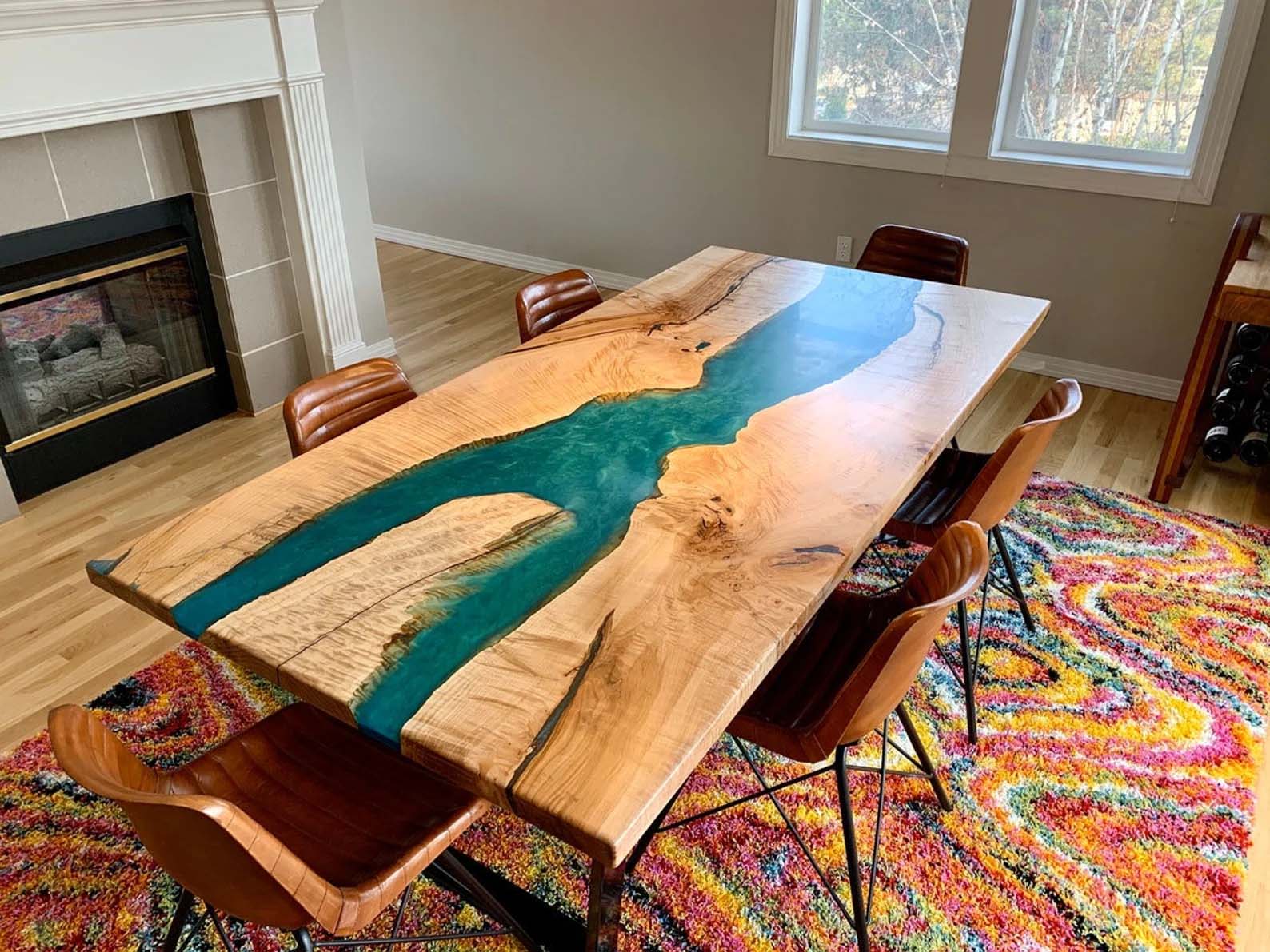 Epoxy Dining Table