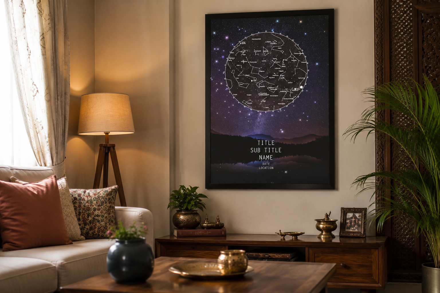unique housewarming gift ideas India personalised wall art – Arttive