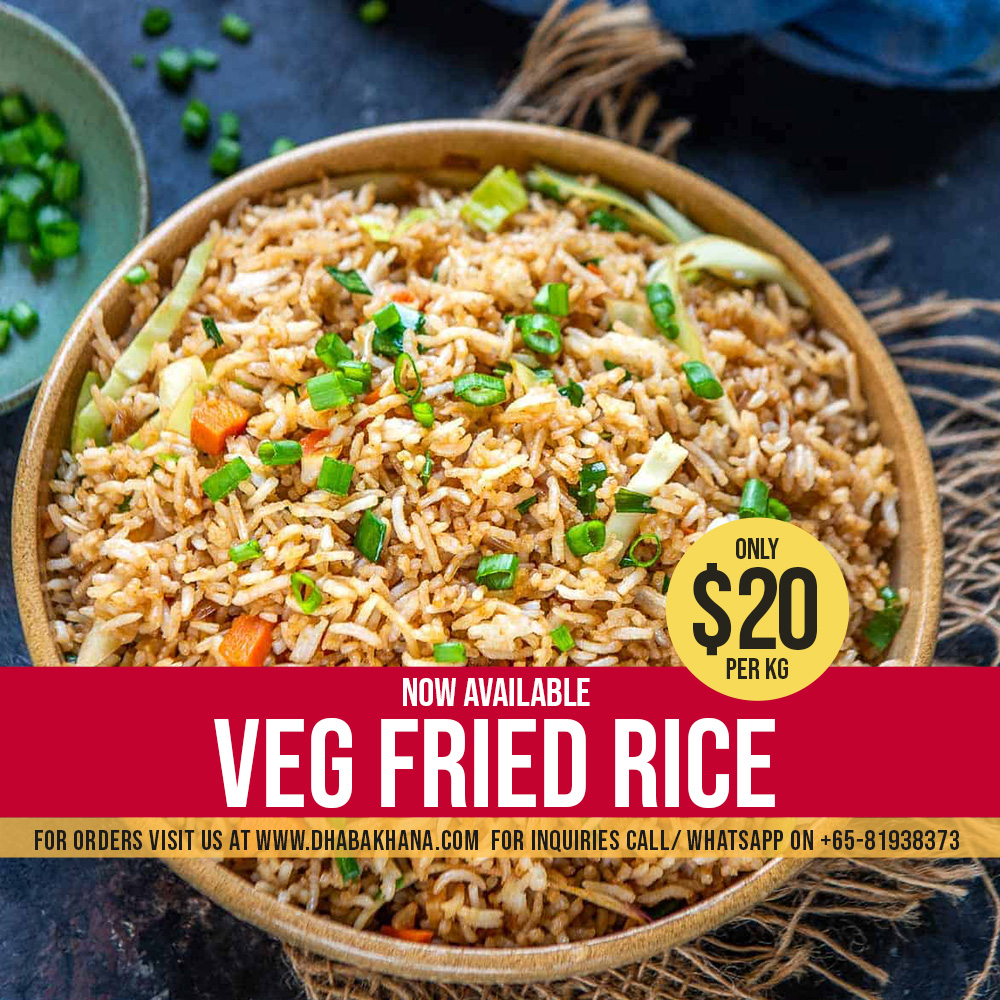 Veg Fried Rice (1kg) - Dhaba Khana Kilo-se