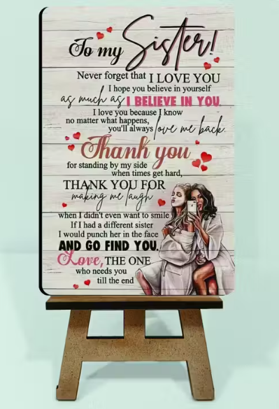 Lovely gift for sister #giftforhusband, #giftforwife, #sitaram, #giftfordaughter, #giftformotherday, #christmasgift, #anniversarygift, #birthdaygift, #Fridgemagnet,